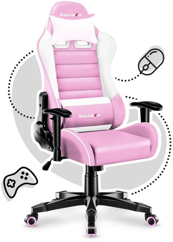 Herná stolička Huzaro Detská Herná stolička HZ-Ranger 6.0, ružová