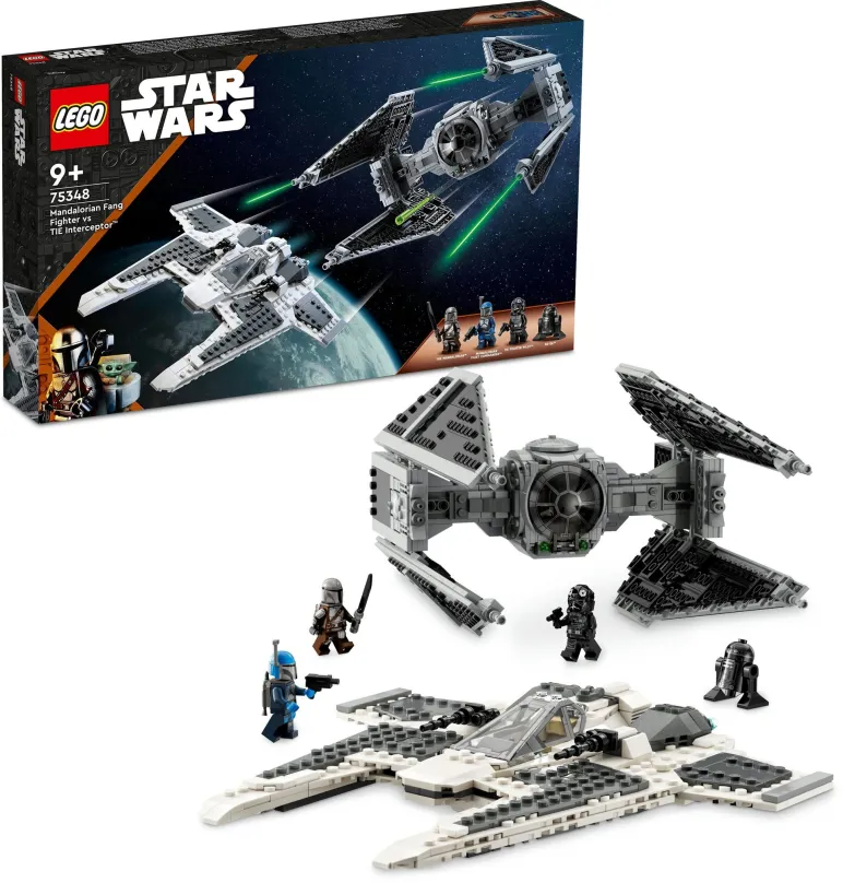 LEGO stavebnica LEGO® Star Wars™ 75348 Mandaloranská stíhačka triedy Fang proti TIE Interceptoru