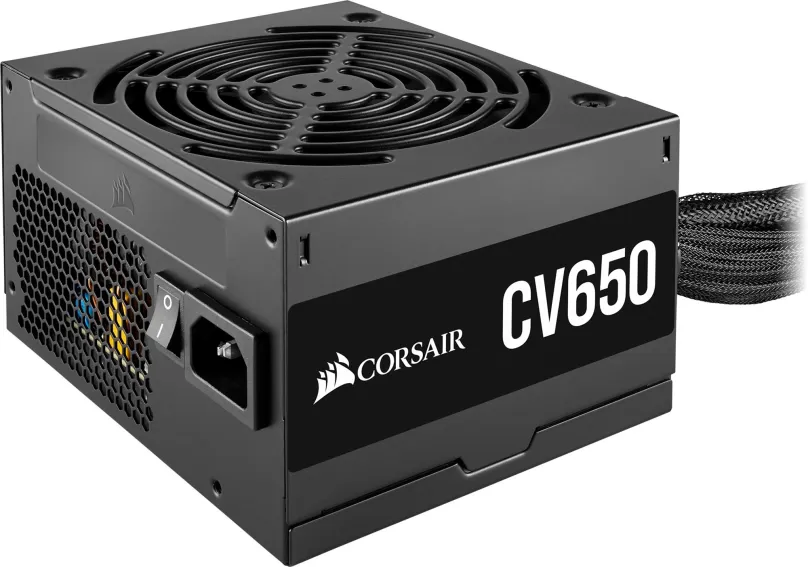 Počítačový zdroj Corsair CV650 dual EPS, 650W, ATX, 80 PLUS Bronze, účinnosť 88%, 2 ks PCI