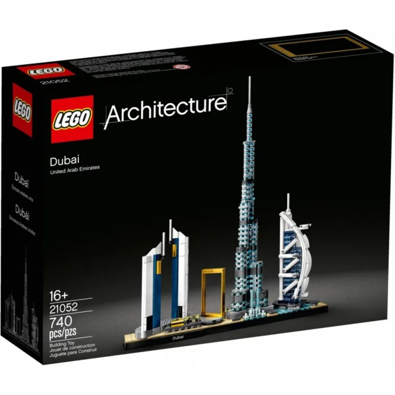 LEGO stavebnica LEGO Architecture 21052 Dubaj, pre deti a dospelých, vhodné od 16 rokov, t
