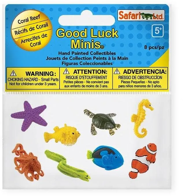 Set figúrok a príslušenstva Safari Ltd. Good Luck Minis Funpack - Koralový útes