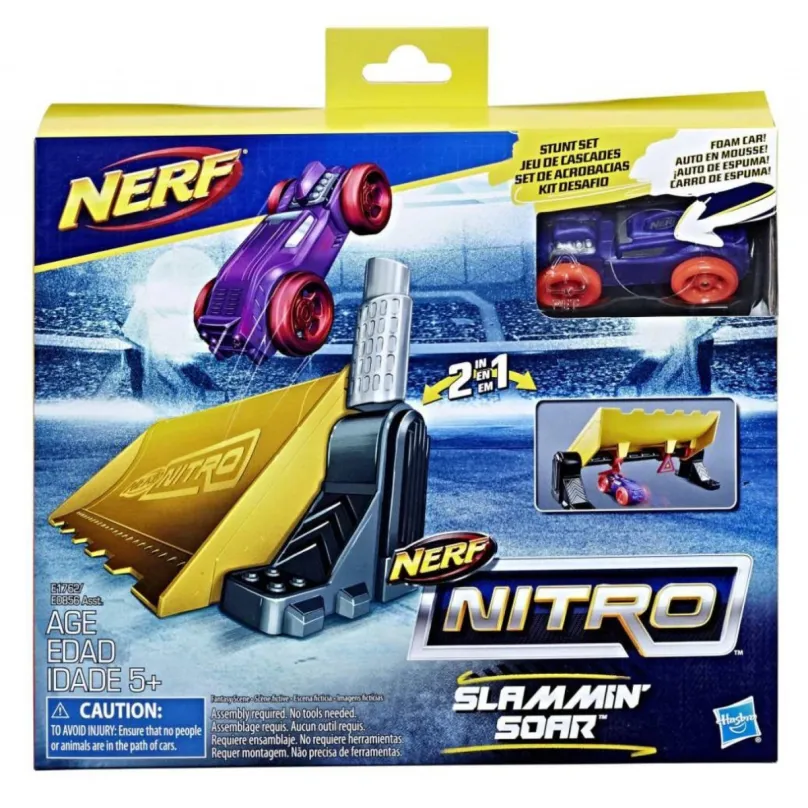 Nerf Nitro Náhradné autíčko dvojitá akcia Slam Min Soar, Hasbro E1762