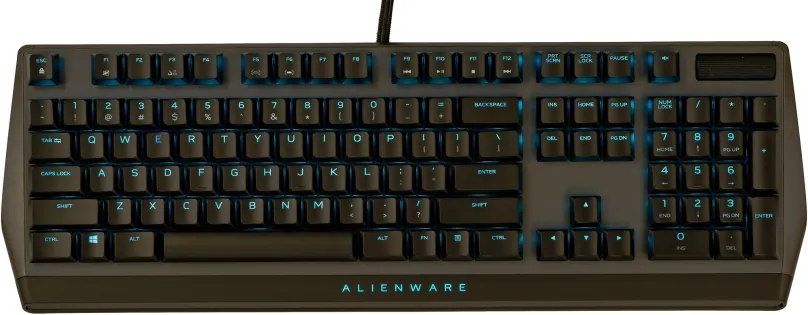Herná klávesnica Dell Alienware Low-profile RGB Mechanical Gaming Keyboard AW510K Dark Side of the Moon - US
