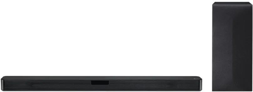 SoundBar LG SN4, 2.1, s výkonom 300 W, aktívny bezdrôtový subwoofer, HDMI (1× vstup, 1× vý