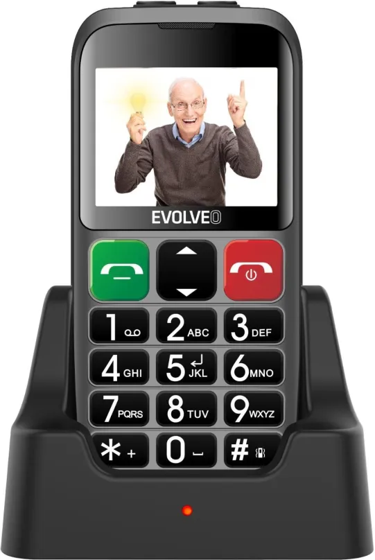 Mobilný telefón EVOLVEO EasyPhone EB strieborná