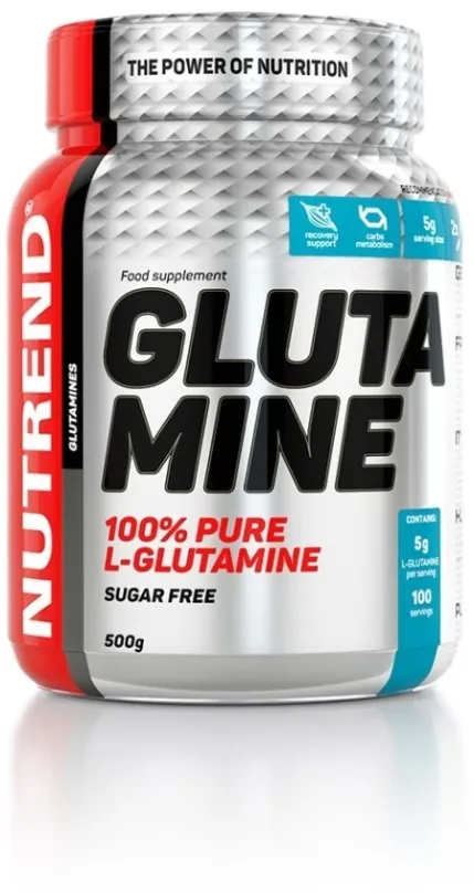 Aminokyseliny Nutrend Glutamine, 500 g, glutamín, príchuť hruška