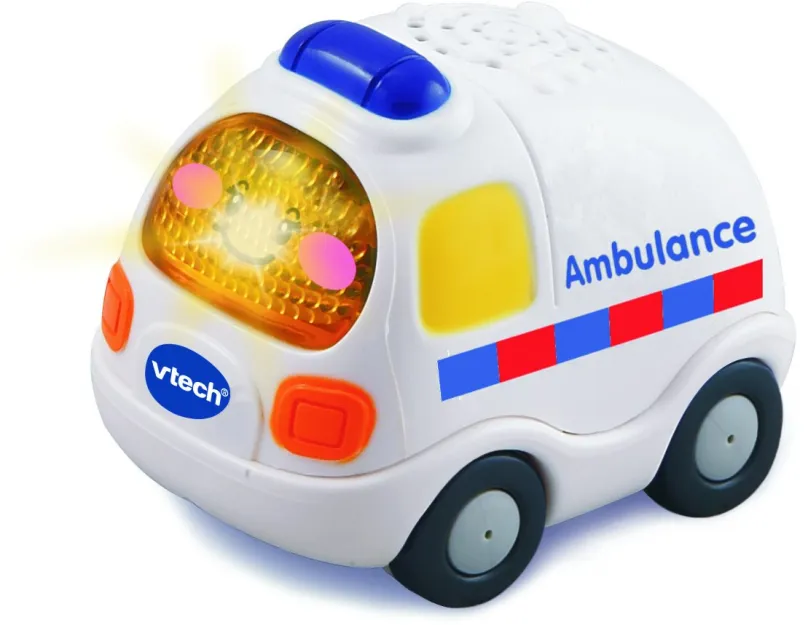 Auto Tut Tut Ambulance CZ, vhodné pre deti od 1 roku, dĺžka autíčka je 11,5 cm, so svetiel