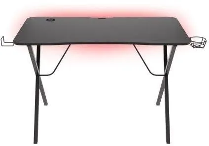 Herný stôl Genesis HOLM 200 s RGB podsvietením, 113x60 cm