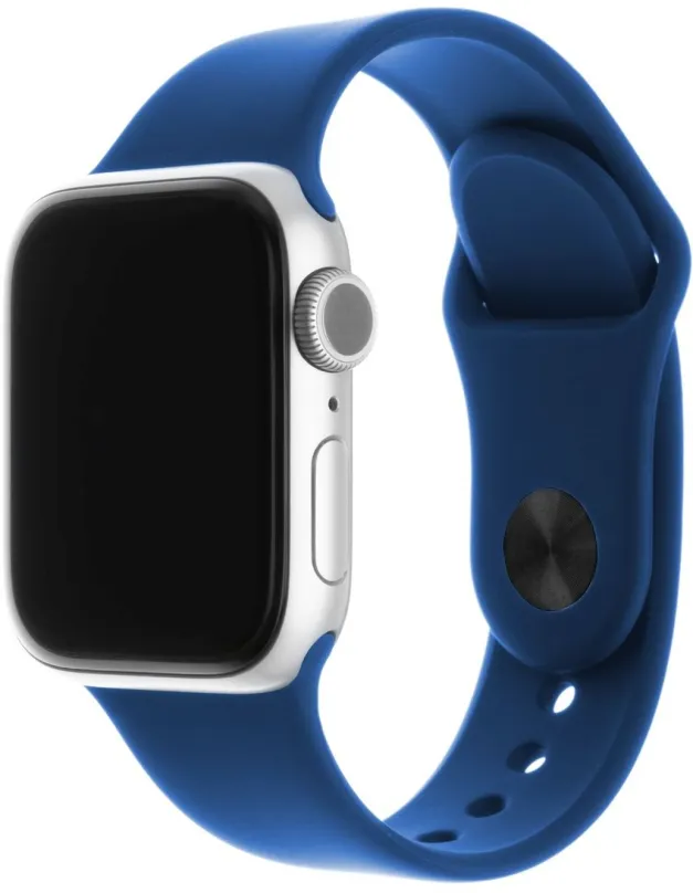 Remienok FIXED Silicone Strap SET pre Apple Watch 42/44/45/Ultra 49mm kráľovsky modrý