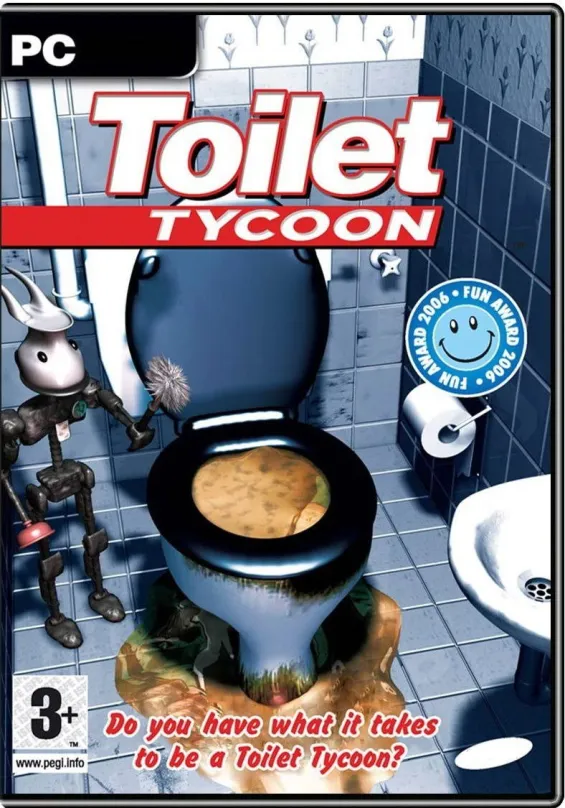 Hra na PC Toilet Tycoon, elektronická licencia, kľúč pre Steam, žáner: stratégia,