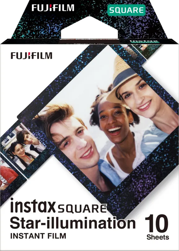 Fotopapier FujiFilm film instax square Star Illumi 10 ks
