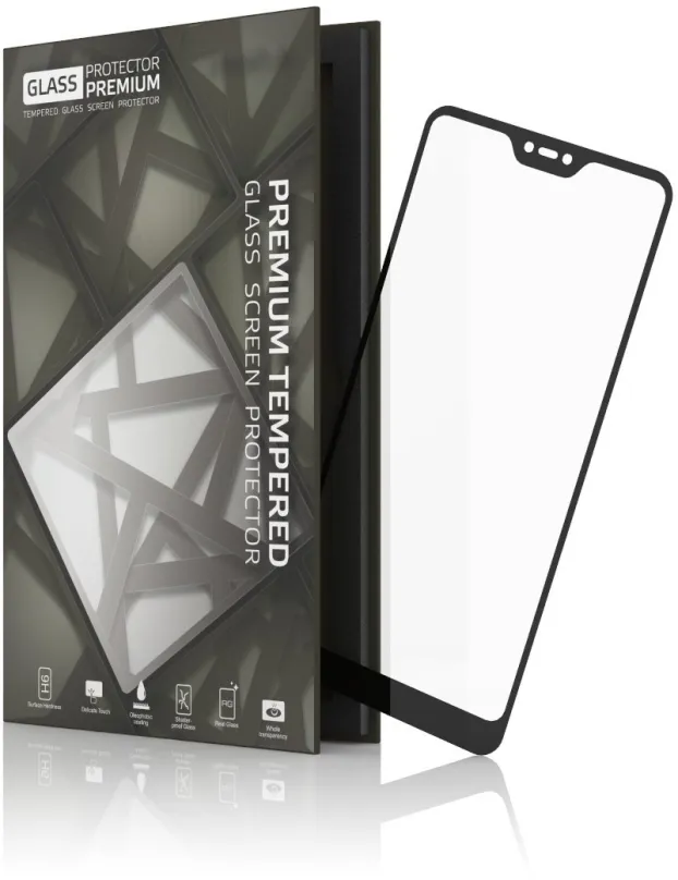 Ochranné sklo Tempered Glass Protector rámčekové pre Xiaomi Mi A2 Lite Čierne