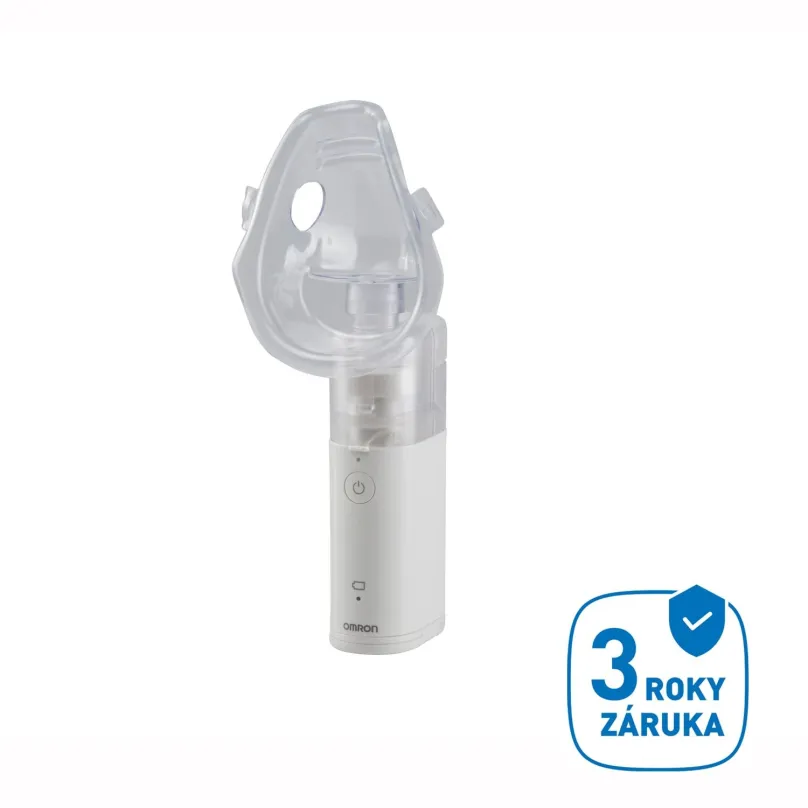 Inhalátor OMRON NE-U100, 3roky záruka, ultrazvukový, nebulizačný výkon 0,25 ml/min, záso