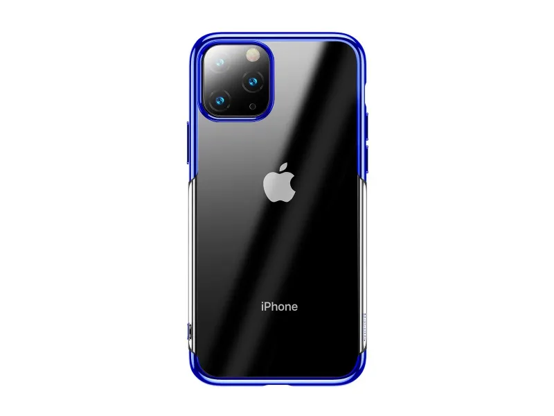 Baseus puzdro pre Apple iPhone 11 Pre Shining transparentné-modrá