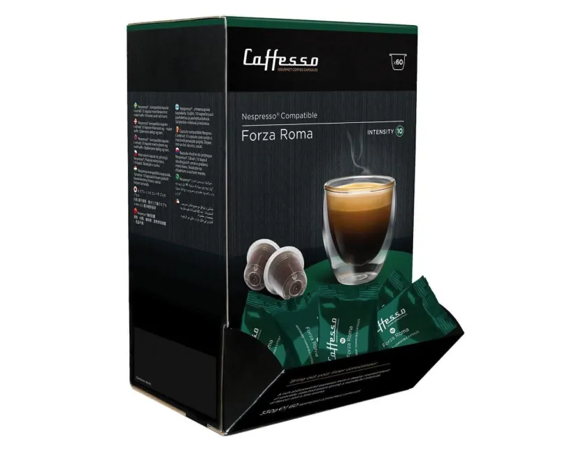 Kávové kapsule Caffesso Forza Roma 60ks