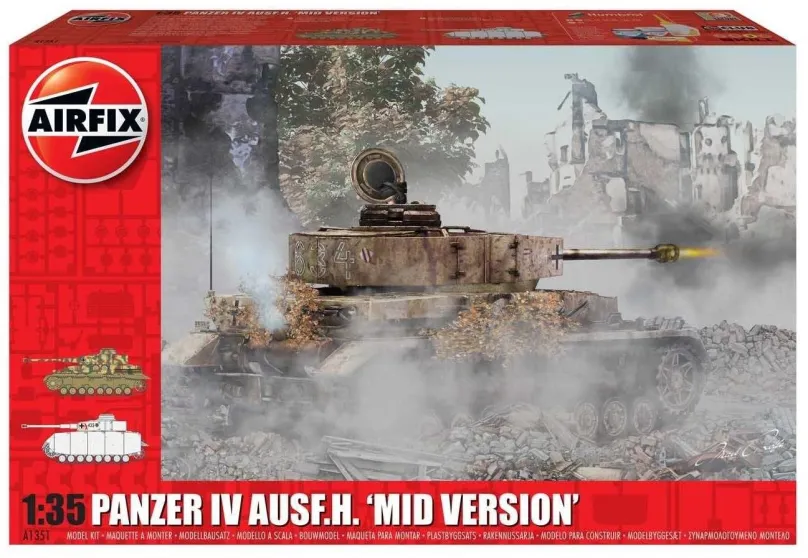 Model tanku Classic Kit tank A1351 - Panzer IV Ausf.H, Mid Version