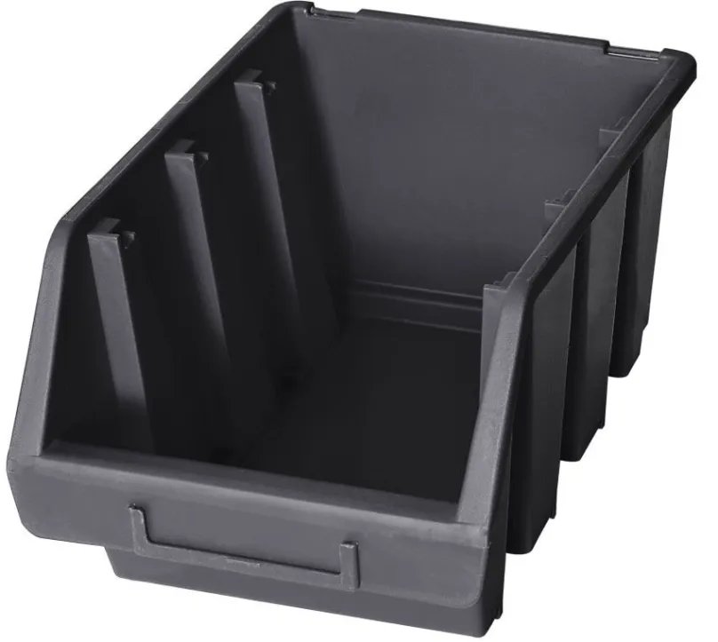 Box na náradie Patrol Plastový box Ergobox 3 12,6 x 24 x 17 cm, čierny