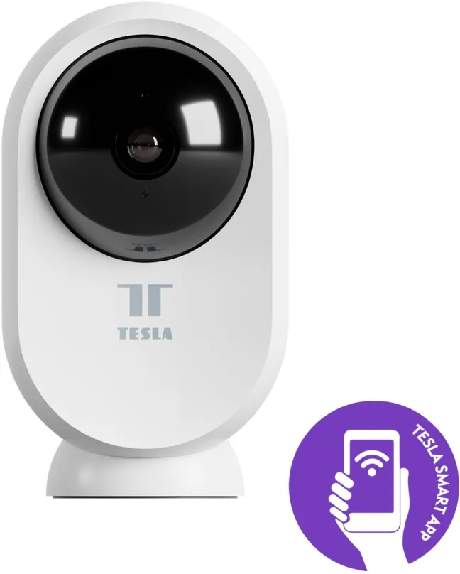 IP kamera Tesla Smart Camera 360 2K, vnútorná, detekcia pohybu, napájanie zo siete, s rozl