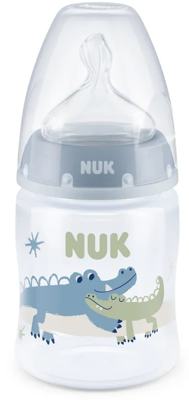 Dojčenská fľaša NUK FC+ Fľaša s kontrolou teploty 150 ml modrá