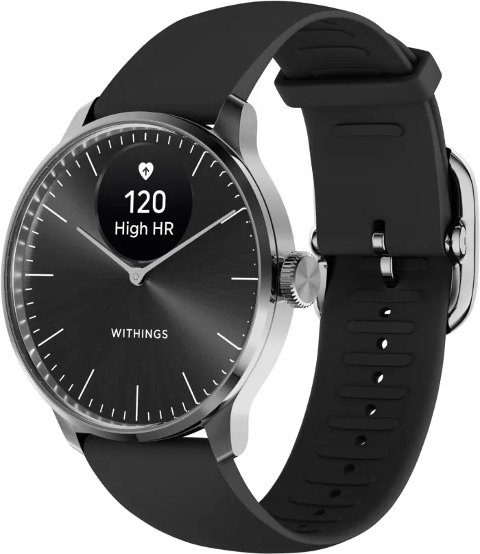 Chytré hodinky Withings Scanwatch Light 37mm - Black, pre mužov aj ženy, OLED displej, mer