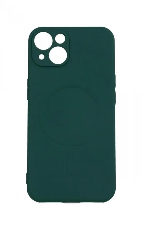 Kryt na mobil TopQ iPhone 13 mini s MagSafe tmavo zelený 66893