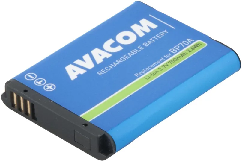 Batéria pre fotoaparát AVACOM za Samsung BP70A Li-Ion 3.7V 700mAh 2.6Wh