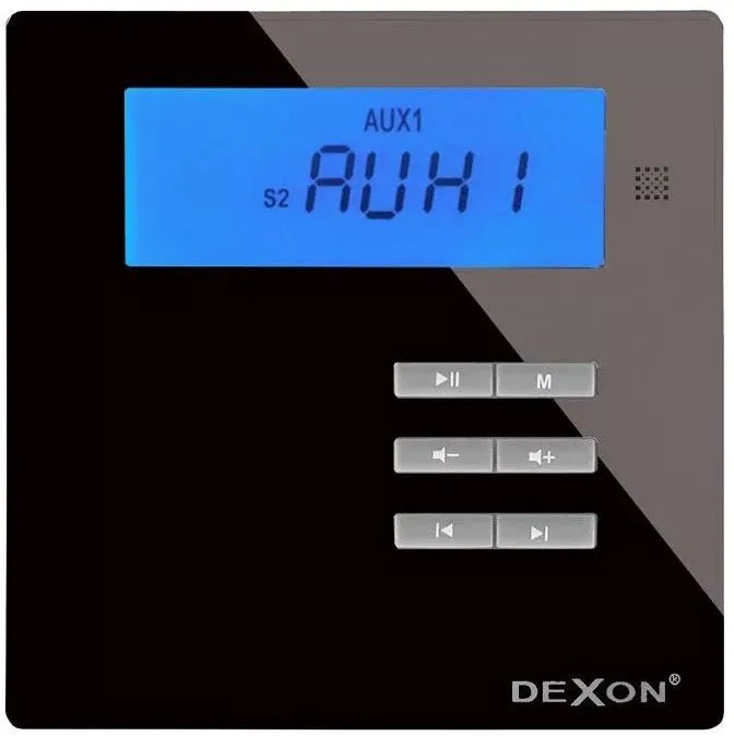 HiFi zosilňovač Dexon - zosilňovač do sauny 2x 17 W, Black