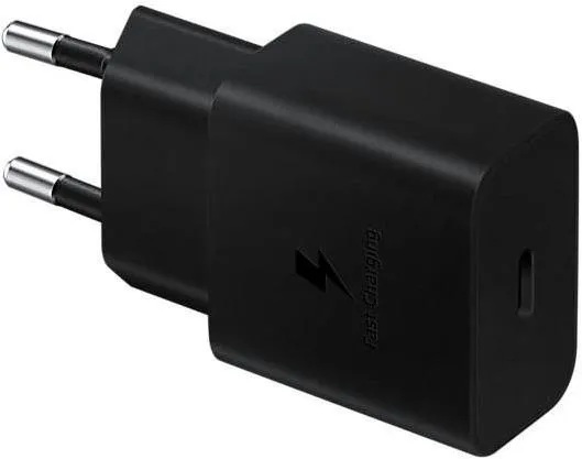 Nabíjačka do siete Samsung USB-C 15W Cestovná nabíjačka Black (OOB Bulk)