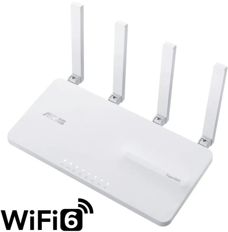 WiFi router ASUS ExpertWifi EBR63, s WiFi 6, 802.11s/b/g/ac/ax až 24000 Mb/s, dual-band (