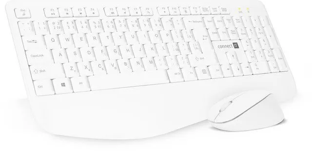 Set klávesnice a myši CONNECT IT CKM-7804-CS biela - CZ / SK