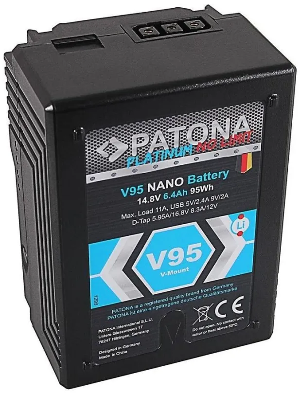 Batéria pre fotoaparát PATONA V-Mount kompatibilná so Sony V95