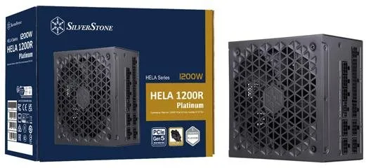 Počítačový zdroj SilverStone Hela 1200 Platinum PCIe 5.0, 1200 W, ATX, 80 PLUS Platinum, ú