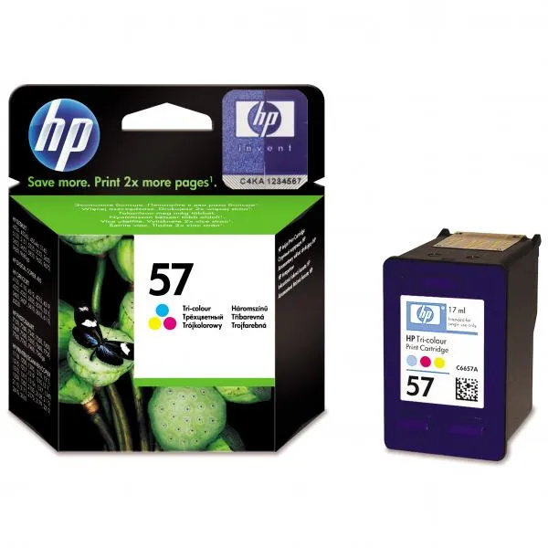 HP originálny ink C6657AE, HP 57, farba, 500 strán, 17ml, HP DeskJet 450, 5652, 5150, 5850, psc-7150, OJ-6110
