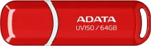 Flash disk ADATA UV150 64 GB červený, 64 GB - USB 3.2 Gen 1 (USB 3.0), konektor USB-A, rýc