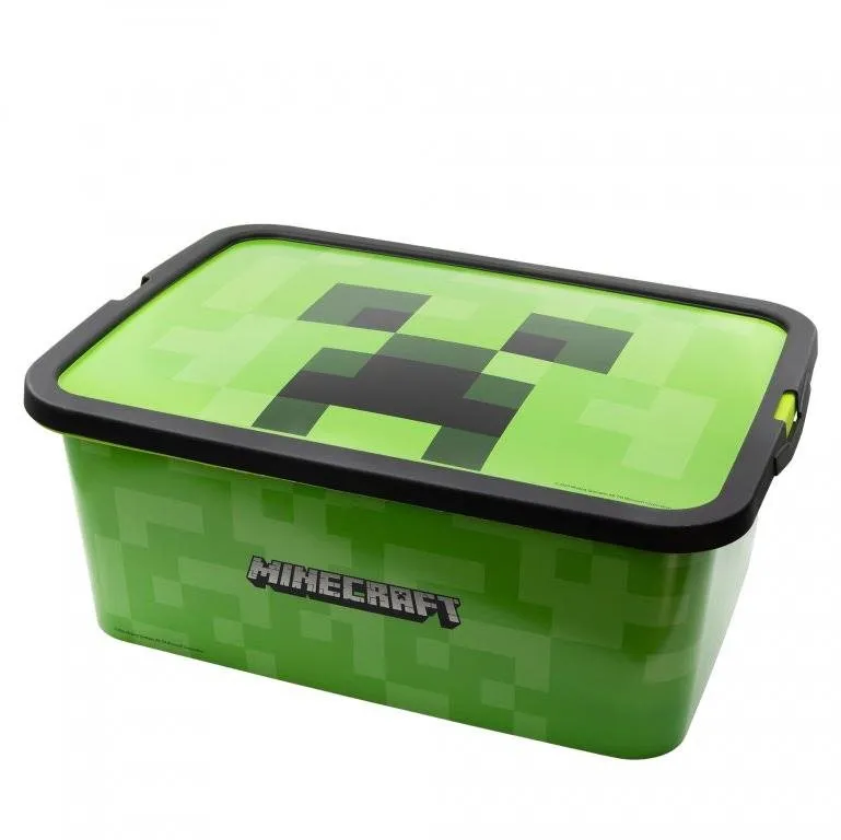 Úložný box Alum Minecraft 13 l, objem 13 l, rozmery 38,7 x 28,7 x 15 cm (ŠxVxH)