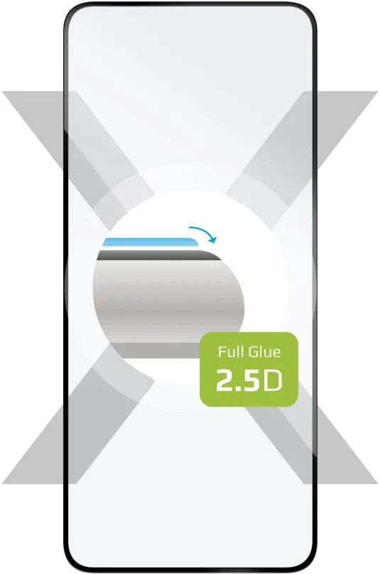 Ochranné sklo FIXED FullGlue-Cover pre Xiaomi POCO M4 Pre 5G čierne