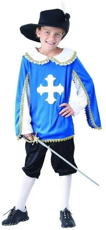 Kostým MaDe Šaty na karneval - mušketier, 110 - 120 cm
