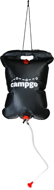 Kempingová sprcha Campgo Shower 20l, prenosná, solárny ohrev vody, PVC materiál, ľahké za