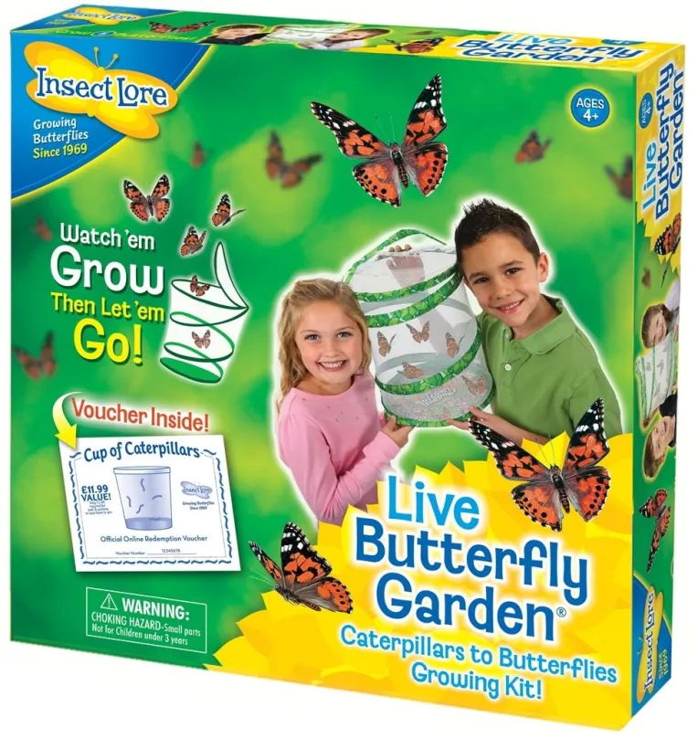 Kreatívna sada Motýlia záhradka 3-5 húsenice Butterfly Garden