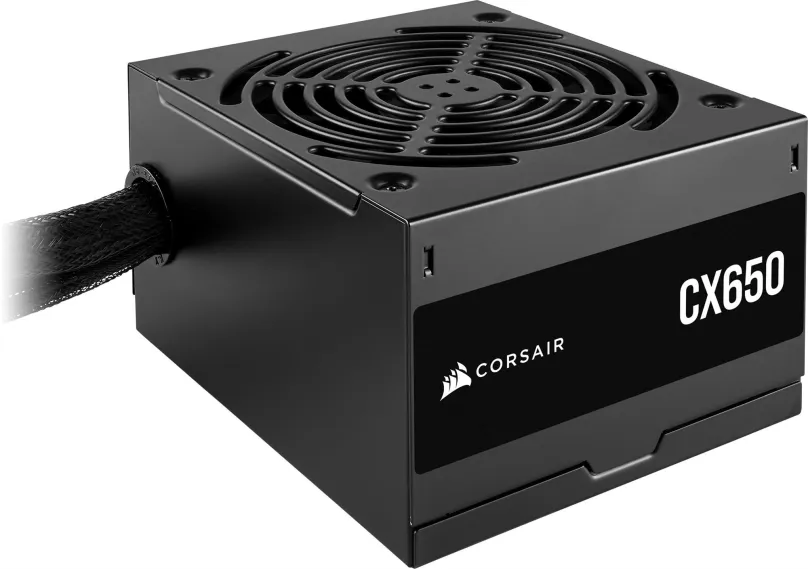 Počítačový zdroj Corsair CX650, 650W, ATX, 80 PLUS Bronze, 2 ks PCIe (8-pin / 6+2-pin), 3