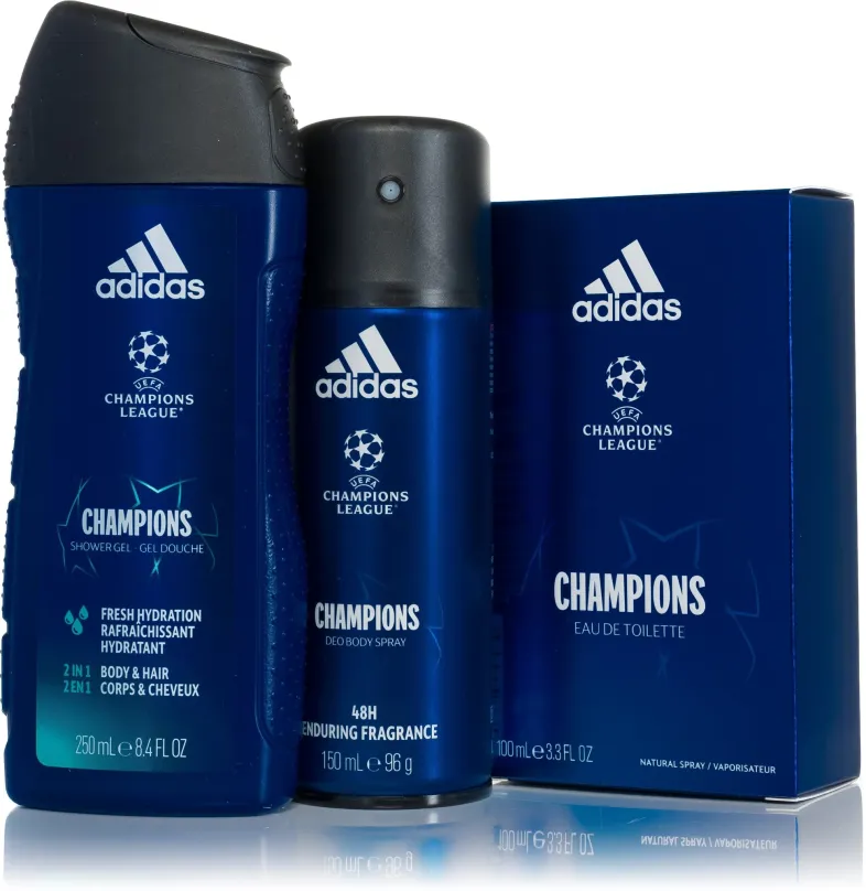 Darčeková sada parfémov ADIDAS UEFA VIII EdT Set 500 ml