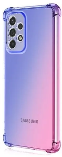 Kryt na mobil TopQ Kryt Samsung A23 5G Shock dúhový modro-ružový 87131