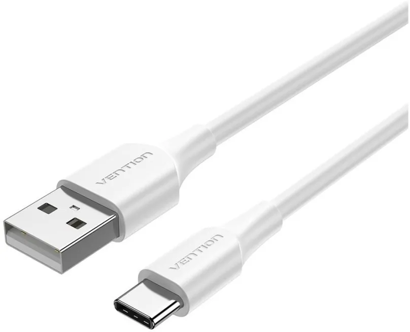 Dátový kábel Vention USB 2.0 to USB-C 3A Cable 1M White