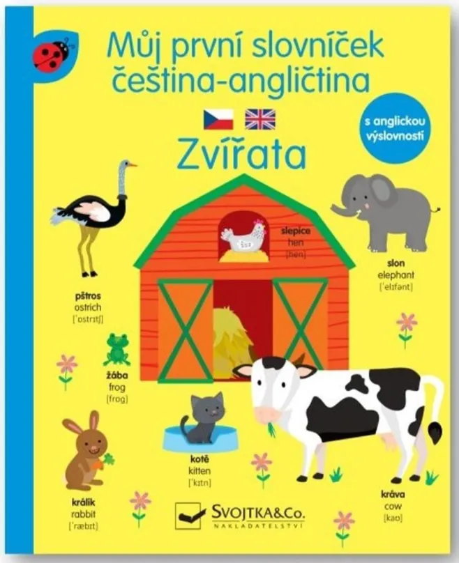 Svojtka & Co. Môj prvý slovníček slovenčina -angličtina Zvieratá