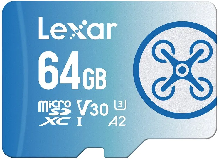 Lexar pamäťová karta 64GB FLY High-Performance 1066x microSDXC™ UHS-I, (čítanie/zápis: 160/60MB/s) C10 A2 V30 U3