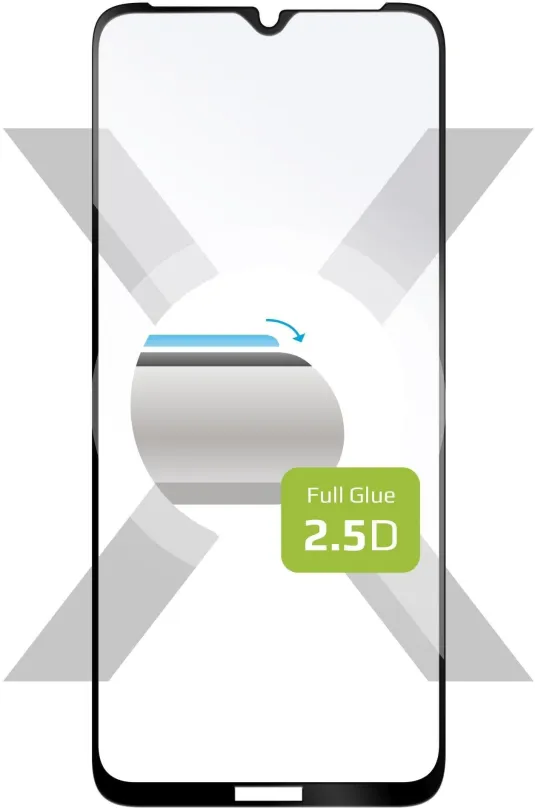 Ochranné sklo FIXED FullGlue-Cover pre Nokia 1.4 čierne
