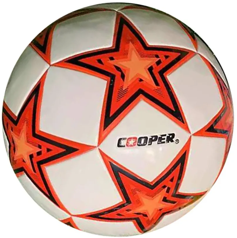 Futbalová lopta COOPER League ORANGE/BLACK veľ. 5