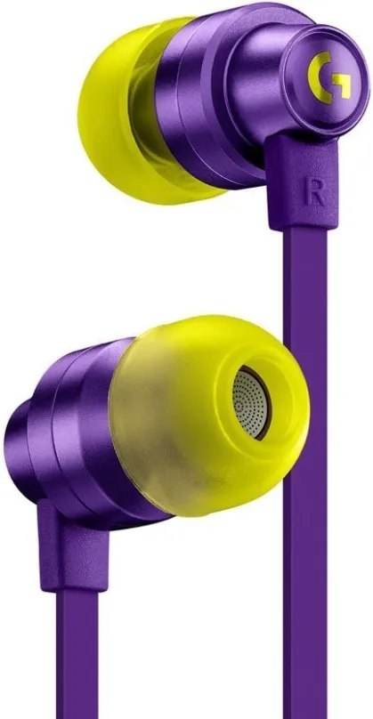 Herné slúchadlá Logitech G333 Gaming Earphones Purple