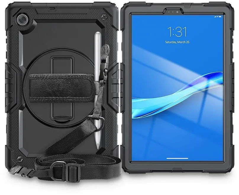 Púzdro na tablet Tech-Protect Solid 360 kryt na Lenovo Tab M10 10.1'' 2nd Gen, čierne