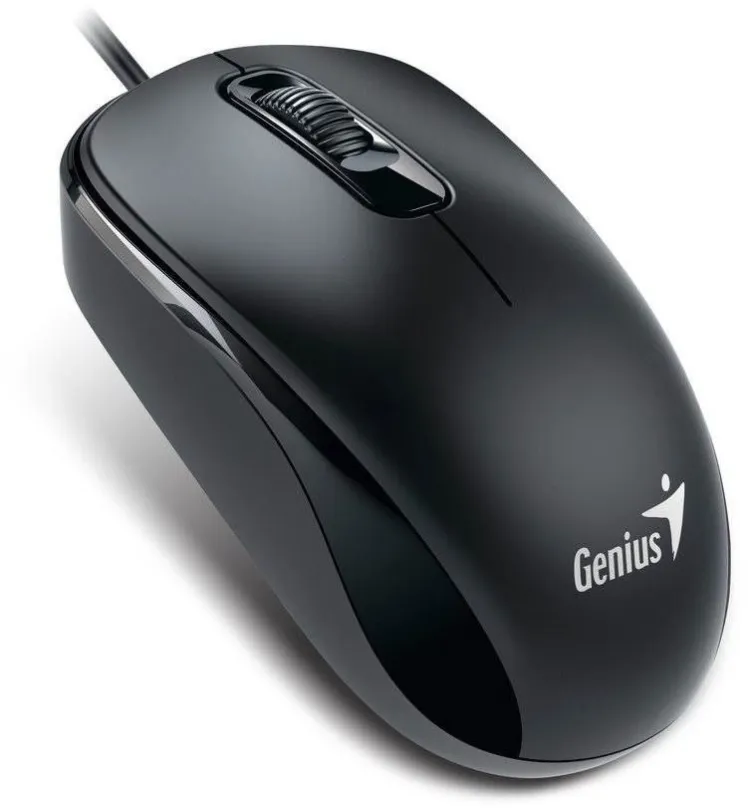 Myš Genius DX-110 Calm black - USB, drôtová, optická, symetrická, pripojenie cez USB, cit